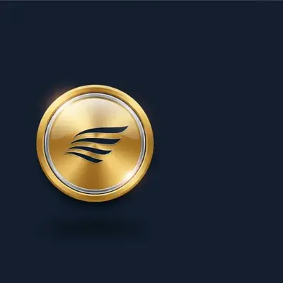 Sello de calidad AEV sobre fondo azul corporativo